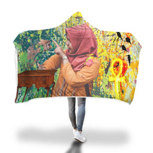 Sophisticated Owl Hooded Blanket