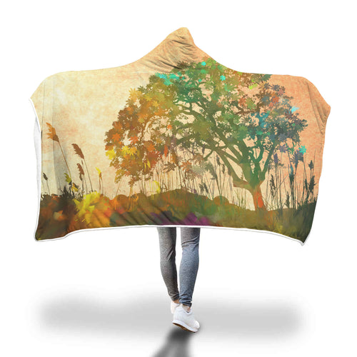 Wealth Tree Hooded Blanket