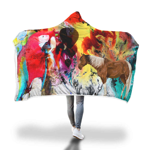 Noah's Balloon Hooded Blanket