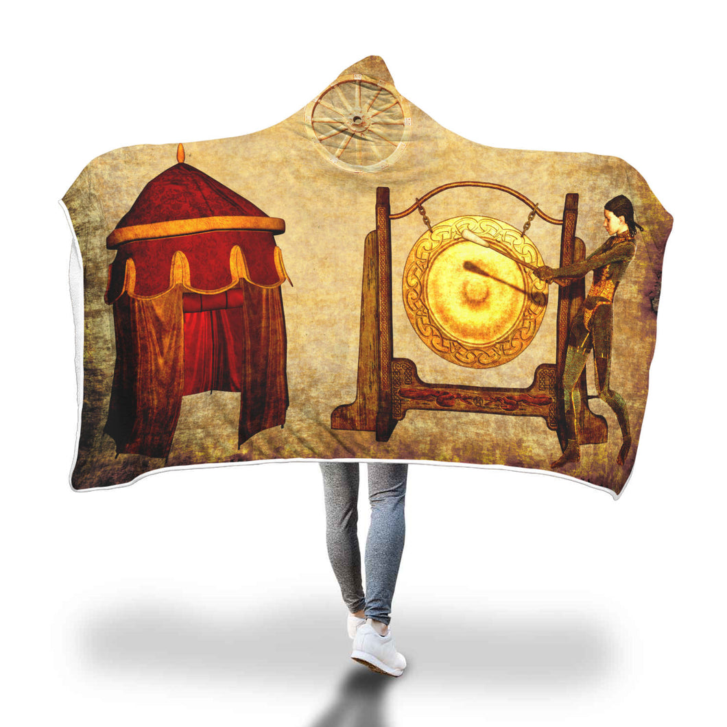 Medieval Theatre Hooded Blanket