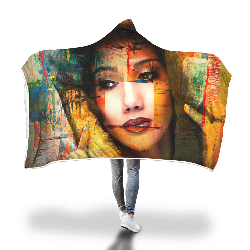 Hard Art Hooded Blanket