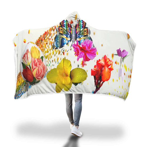 Color Is Life Hooded Blanket