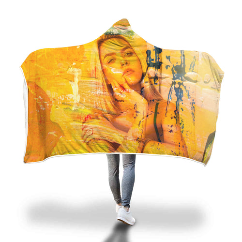 Amarillo Girl Hooded Blanket