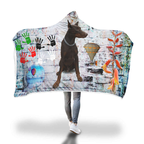 Wall Of Lies Hooded Blanket