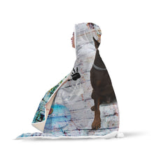 Wall Of Lies Hooded Blanket