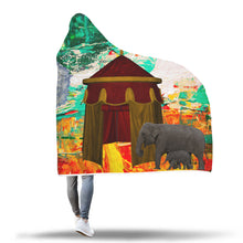 Medieval Circus Hooded Blanket