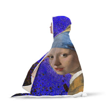 Girl with a Pearl Earring Hooded Blanket