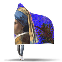 Girl with a Pearl Earring Hooded Blanket
