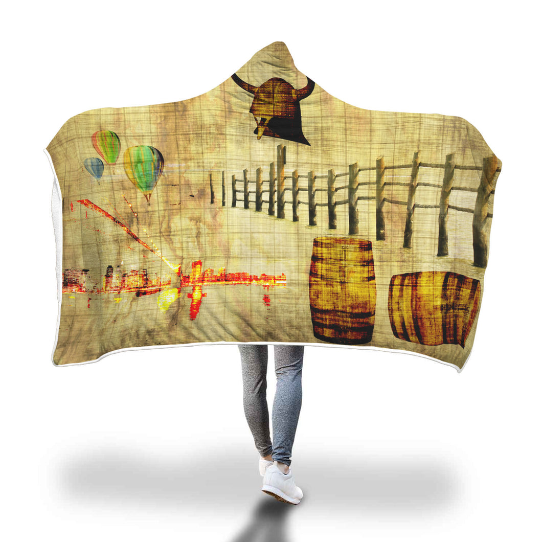 Limes City Hooded Blanket