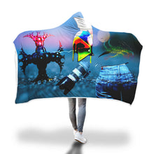 Combat Photograph Hooded Blanket