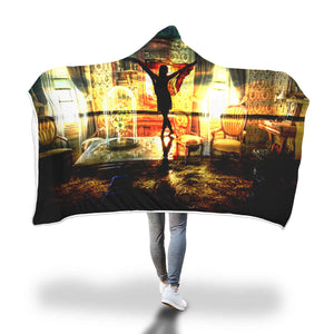 Dancing Ghost Hooded Blanket