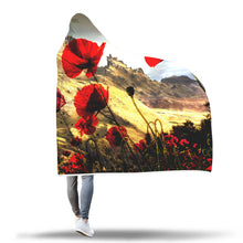 Mountain Poppy Hooded Blanket