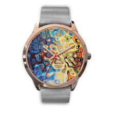 Peacock Splash Rose Gold Watch