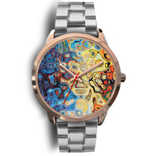 Peacock Splash Rose Gold Watch