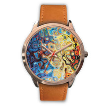 Peacock Splash Rose Gold Watch