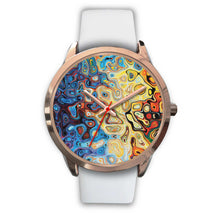 Peacock Splash Rose Gold Watch