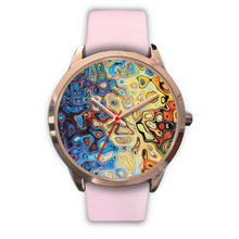 Peacock Splash Rose Gold Watch