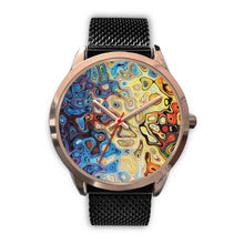 Peacock Splash Rose Gold Watch