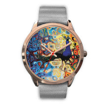 Peacock Wall Rose Gold Watch