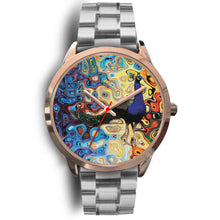 Peacock Wall Rose Gold Watch