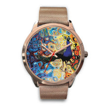 Peacock Wall Rose Gold Watch