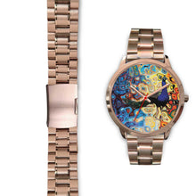 Peacock Wall Rose Gold Watch