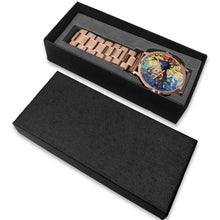 Peacock Wall Rose Gold Watch