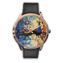 Peacock Wall Rose Gold Watch