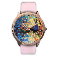 Peacock Wall Rose Gold Watch
