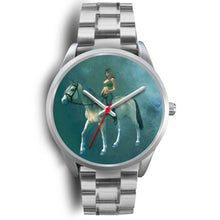 Equestrian Attitude Silver Watch