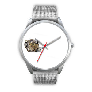 Leopard Intensity Silver Watch