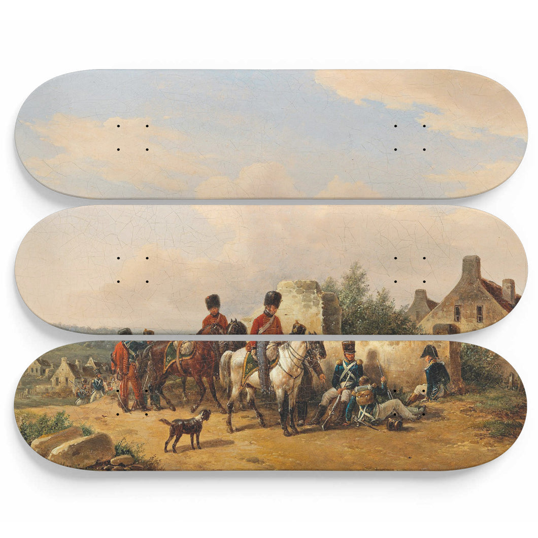 Imperial French Soldiers Skateboard Wall Art