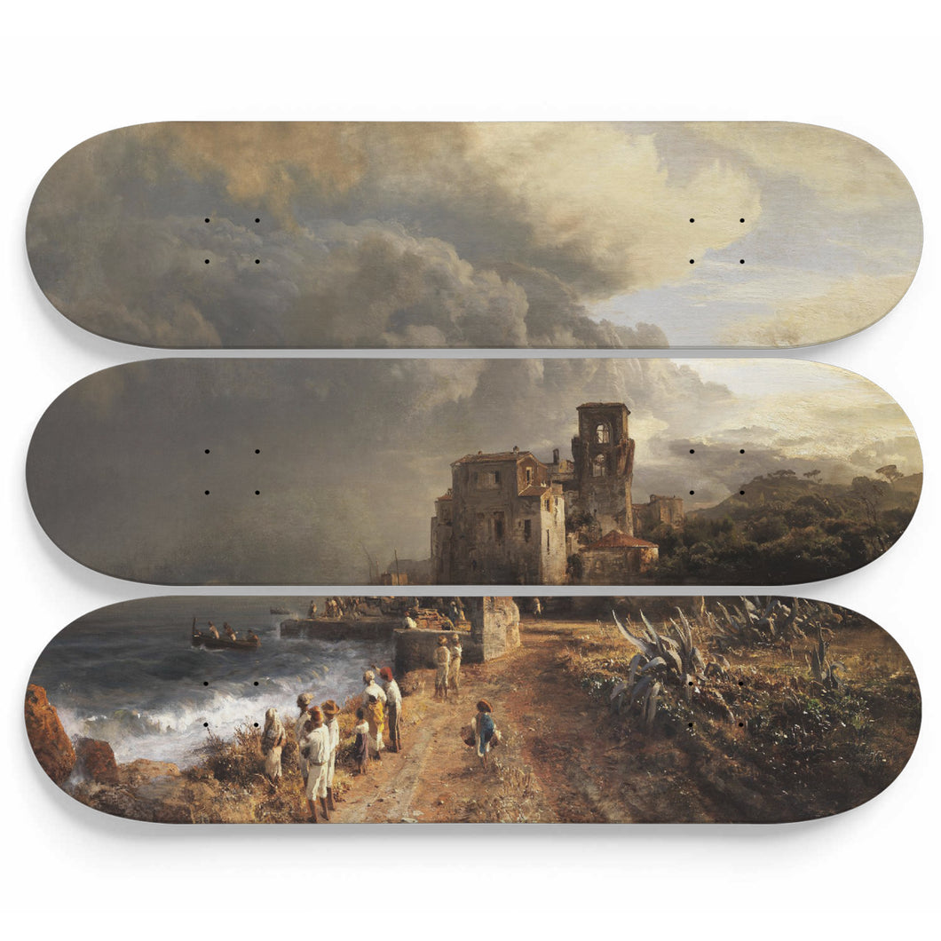 Verschattete Landschaft Skateboard Wall Art