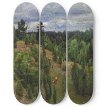 Grønt landskap Skateboard Wall Art