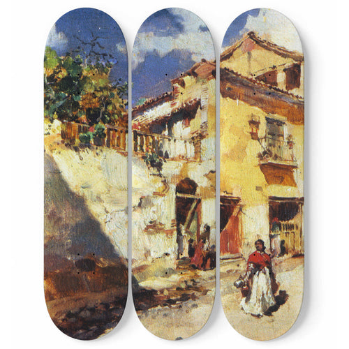 La casa de las Moscas Skateboard Wall Art