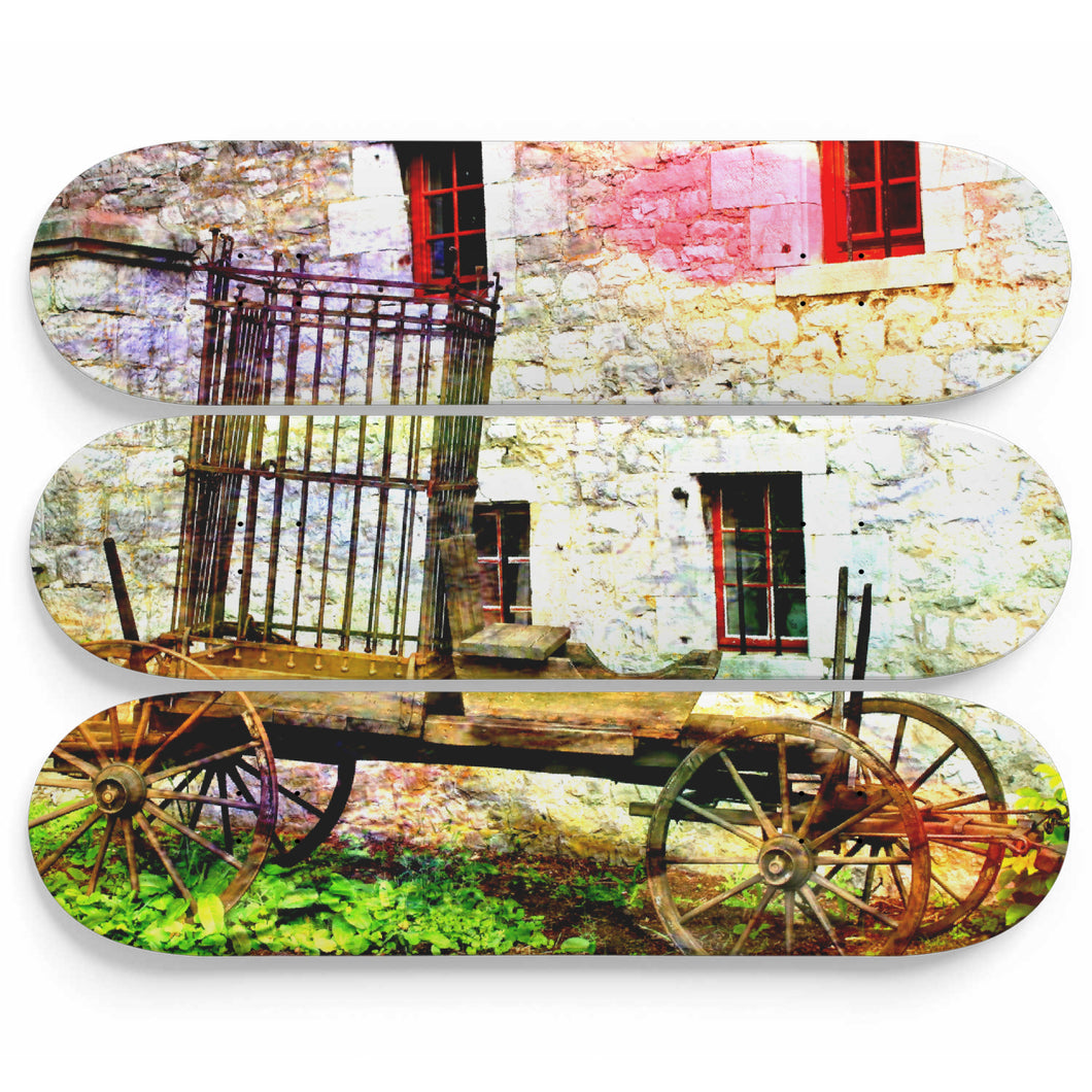 Gipsy Carriage Skateboard Wall Art