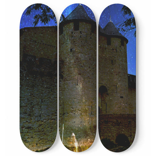 Dark Castle Skateboard Wall Art