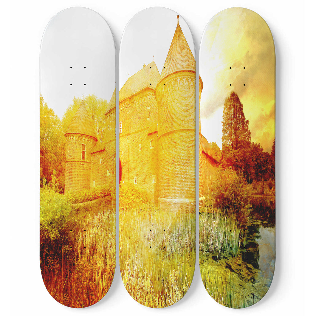 Gilden Monastery Skateboard Wall Art