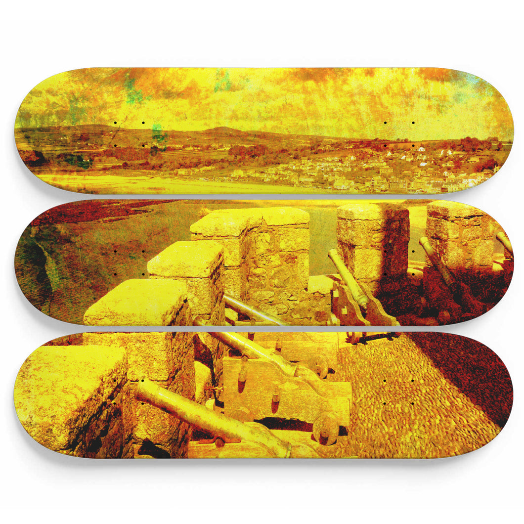 Cannons of 4th Squadron Skateboard Wall Art