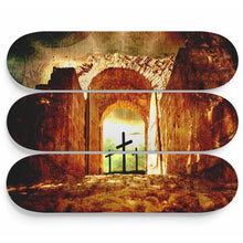 Crypt of the old cemetery Skateboard Wall Art