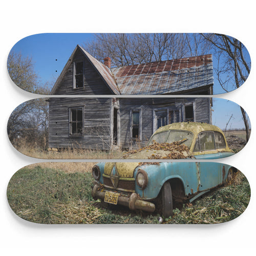 Barn Old Car Canvas Print