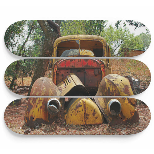 Baloo Yellow Car Canvas Print