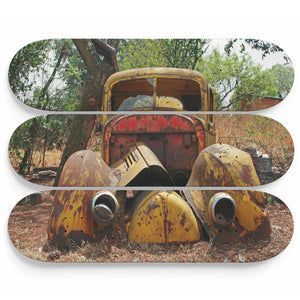Baloo Yellow Car Canvas Print