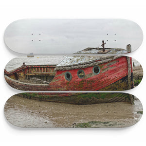 Beach Surveillance Skateboard Wall Art