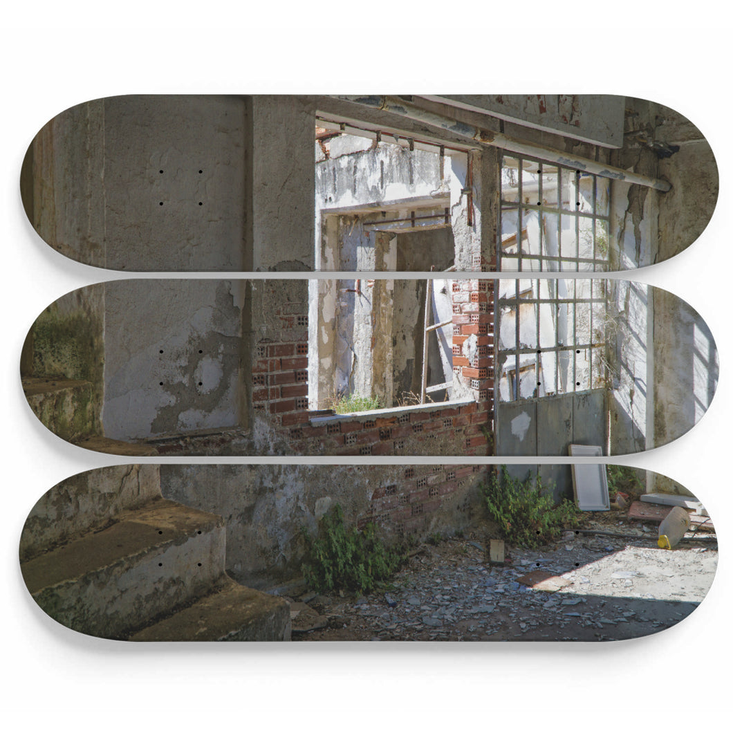 Ruined Condo Rack Skateboard Wall Art