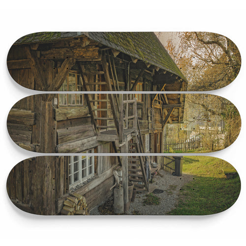 Fairy Mansion Skateboard Wall Art