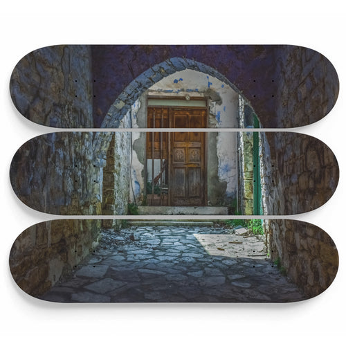 Coloured Gothic Skateboard Wall Art