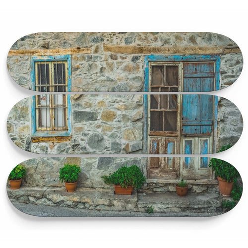Clean Stone House Skateboard Wall Art