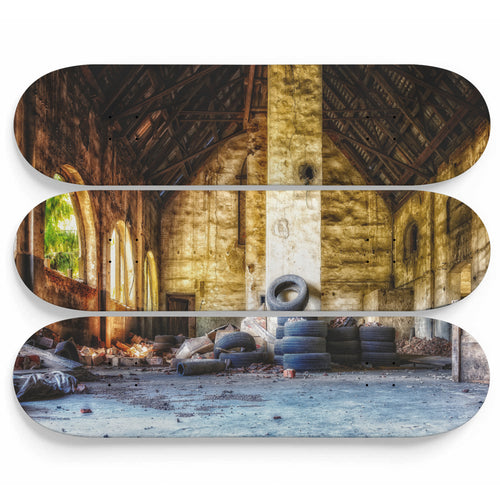 Barn of Celtic Dreams Skateboard Wall Art