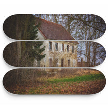 Green Alley Old House Skateboard Wall Art